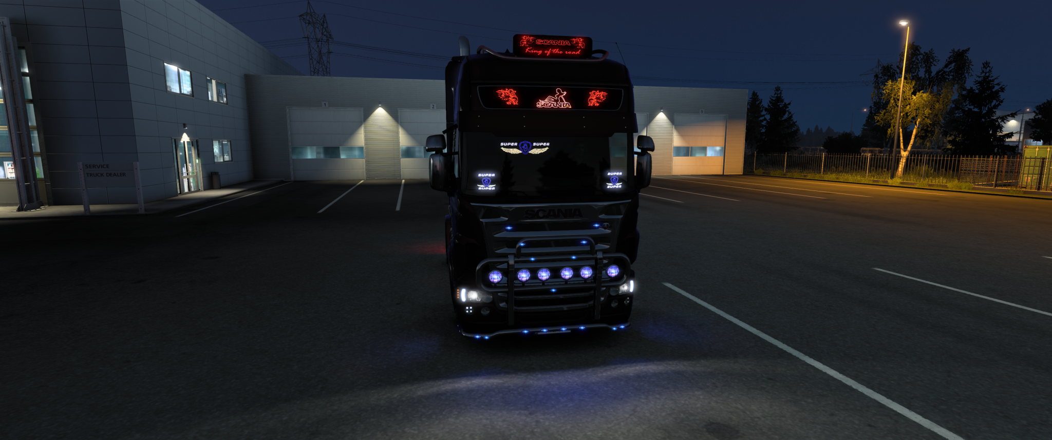 Lightboxes for Scania RJL – ETS2 – Papa Smurf Mods