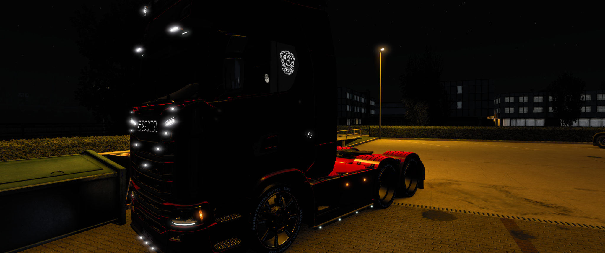 Scania S – White LED tuning all cabins - Papa Smurf Mods